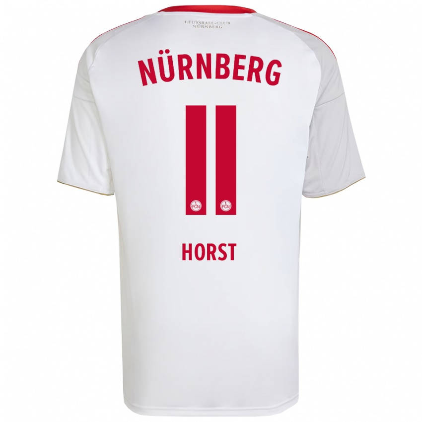 גברים לוקה הורסט #11 לבן אדום הרחק ג'רזי 2025/26 חולצה קצרה