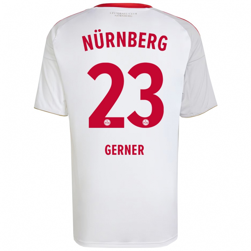 גברים לוקס גרנר #23 לבן אדום הרחק ג'רזי 2025/26 חולצה קצרה