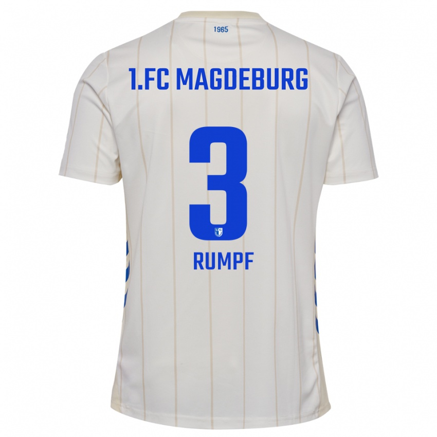 גברים Mathilda Rumpf #3 לבן כחול הרחק ג'רזי 2025/26 חולצה קצרה