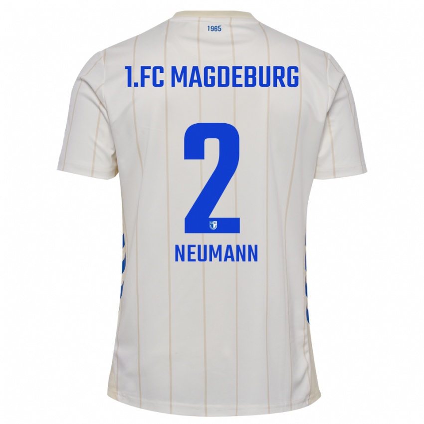 גברים Lena Neumann #2 לבן כחול הרחק ג'רזי 2025/26 חולצה קצרה