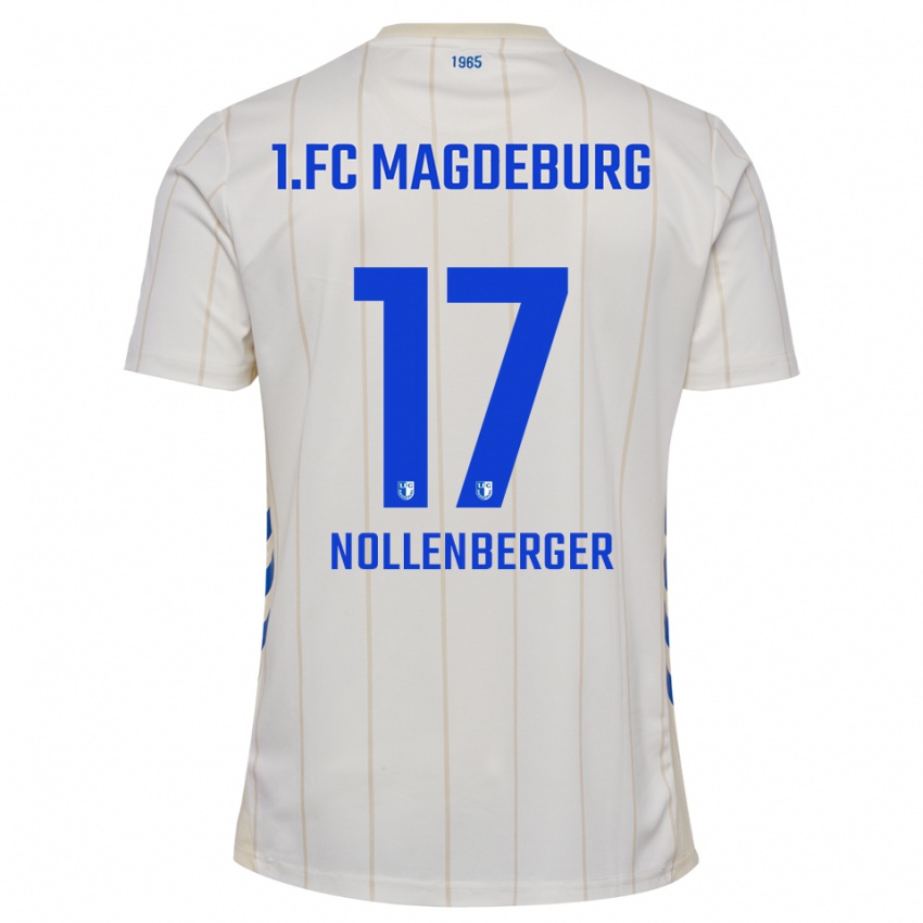 גברים אלכסנדר נולנברגר #17 לבן כחול הרחק ג'רזי 2025/26 חולצה קצרה