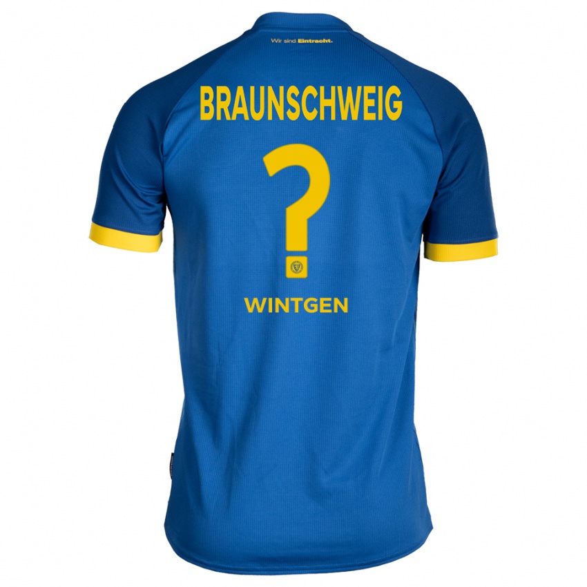 גברים Simon Wintgen #0 כחול רויאל צהוב הרחק ג'רזי 2025/26 חולצה קצרה