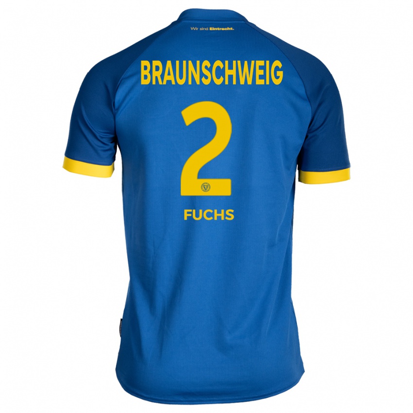 גברים Ben Fuchs #2 כחול רויאל צהוב הרחק ג'רזי 2025/26 חולצה קצרה