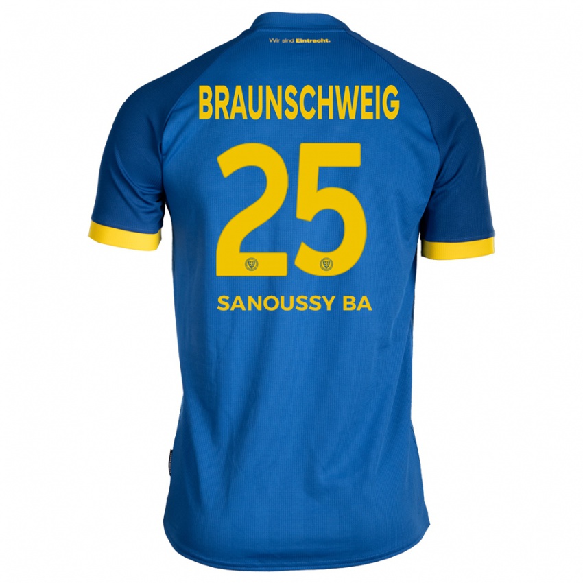 גברים סאנוסי בה #25 כחול רויאל צהוב הרחק ג'רזי 2025/26 חולצה קצרה