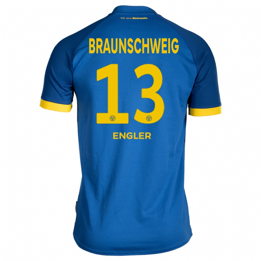 גברים יארנו אנגלר #13 כחול רויאל צהוב הרחק ג'רזי 2025/26 חולצה קצרה