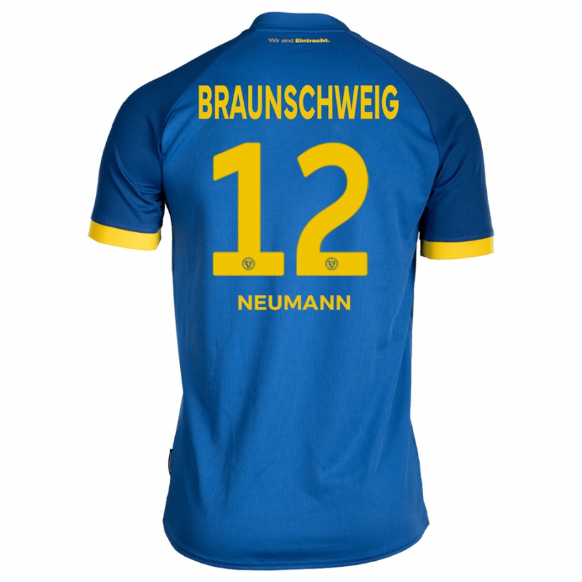 גברים Jakob Neumann #12 כחול רויאל צהוב הרחק ג'רזי 2025/26 חולצה קצרה