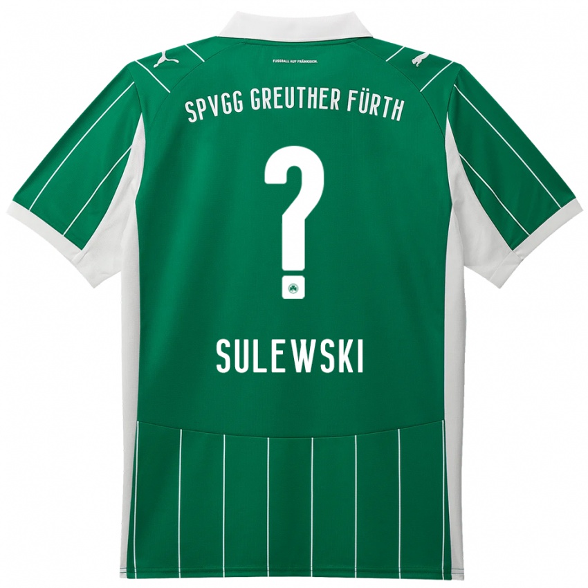 גברים Amanda Sulewski #0 ירוק לבן הרחק ג'רזי 2025/26 חולצה קצרה