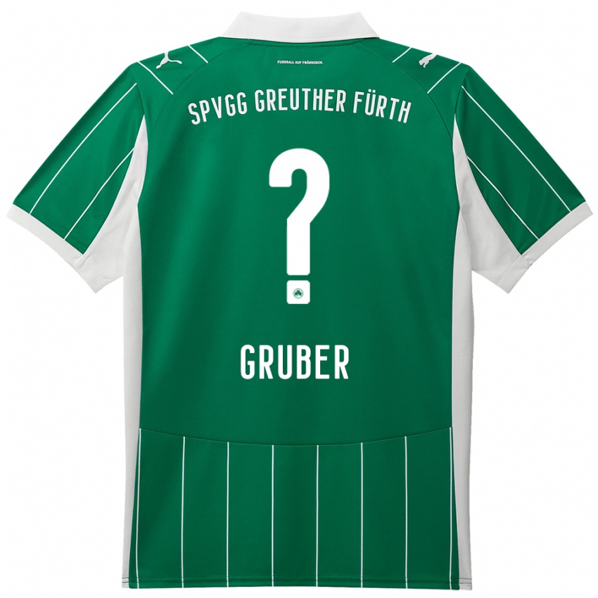 גברים Judith Gruber #0 ירוק לבן הרחק ג'רזי 2025/26 חולצה קצרה