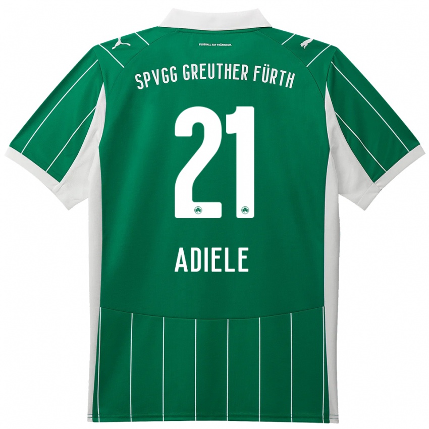 גברים רפאל אדיאל #21 ירוק לבן הרחק ג'רזי 2025/26 חולצה קצרה