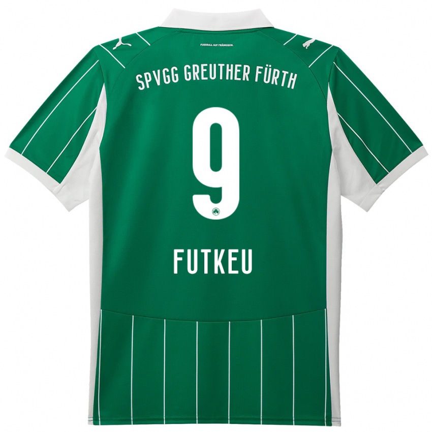 גברים נואל פוטקו #9 ירוק לבן הרחק ג'רזי 2025/26 חולצה קצרה