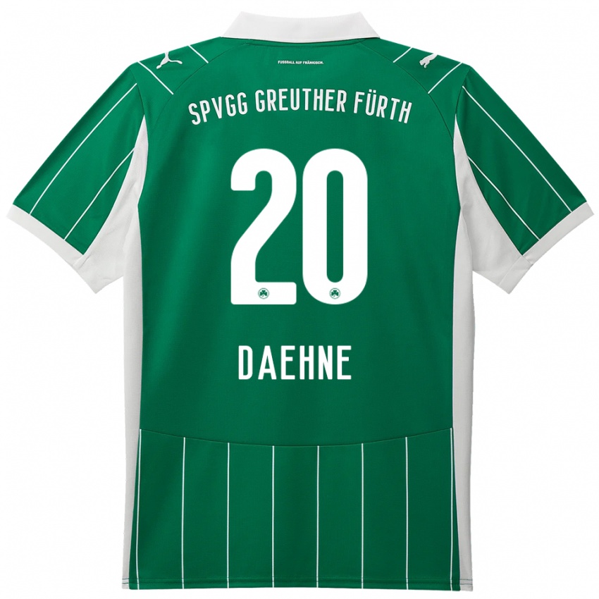 גברים לואיס-אמיליו דאהן #20 ירוק לבן הרחק ג'רזי 2025/26 חולצה קצרה