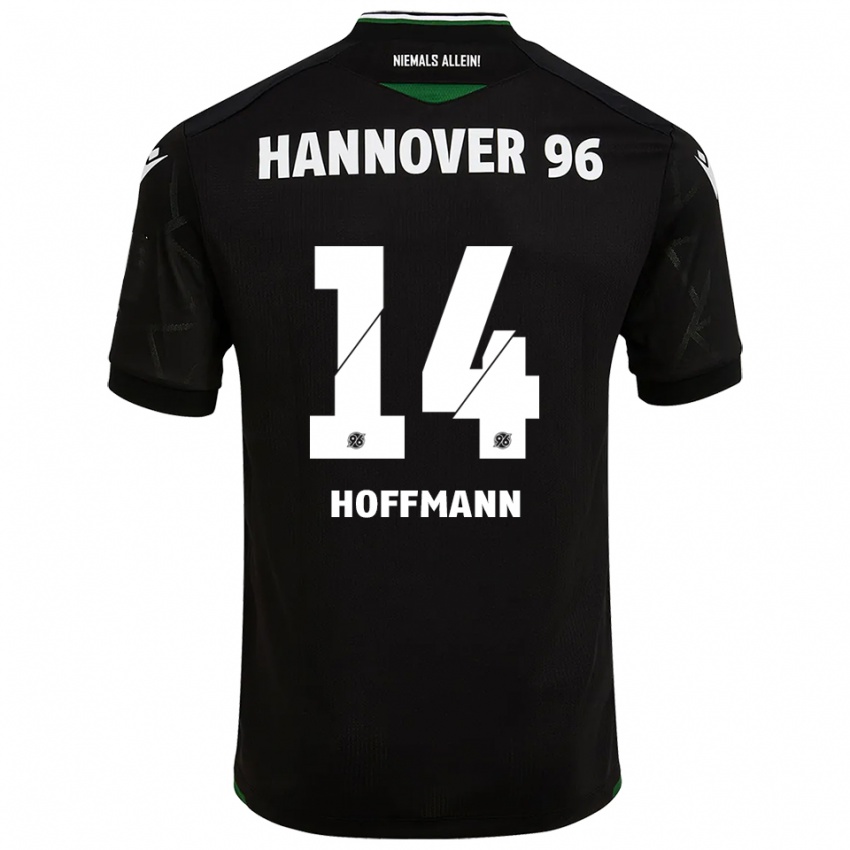 גברים Mika Hoffmann #14 שחור ירוק הרחק ג'רזי 2025/26 חולצה קצרה