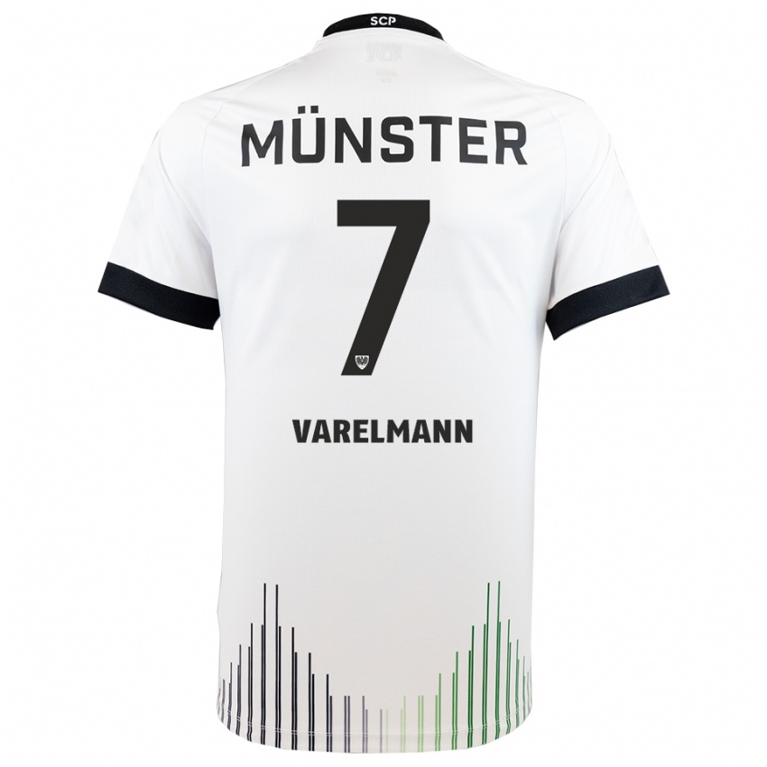 גברים מאלטה ורלמן #7 לבן שחור הרחק ג'רזי 2025/26 חולצה קצרה