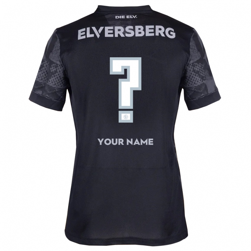 גברים השם שלך #0 שחור אפור הרחק ג'רזי 2025/26 חולצה קצרה