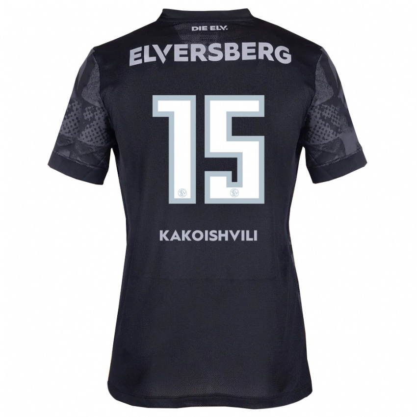 גברים Dimitri Kakoishvili #15 שחור אפור הרחק ג'רזי 2025/26 חולצה קצרה