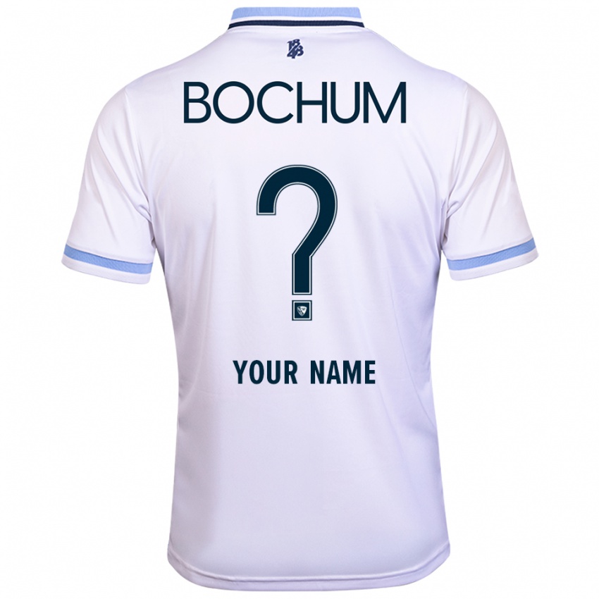 גברים השם שלך #0 לבן תכלת הרחק ג'רזי 2025/26 חולצה קצרה