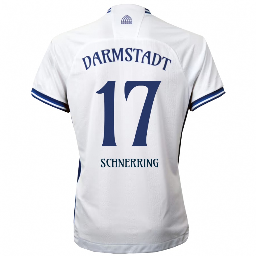 גברים לואן שנרינג #17 לבן כחול הרחק ג'רזי 2025/26 חולצה קצרה