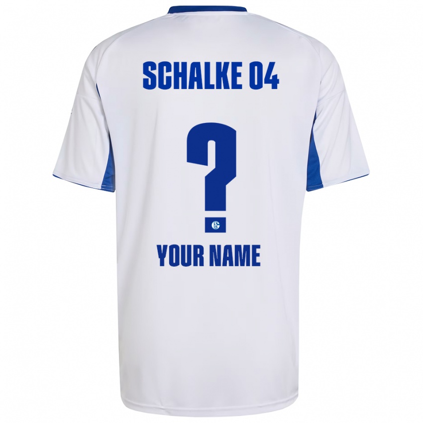 גברים השם שלך #0 לבן כחול הרחק ג'רזי 2025/26 חולצה קצרה