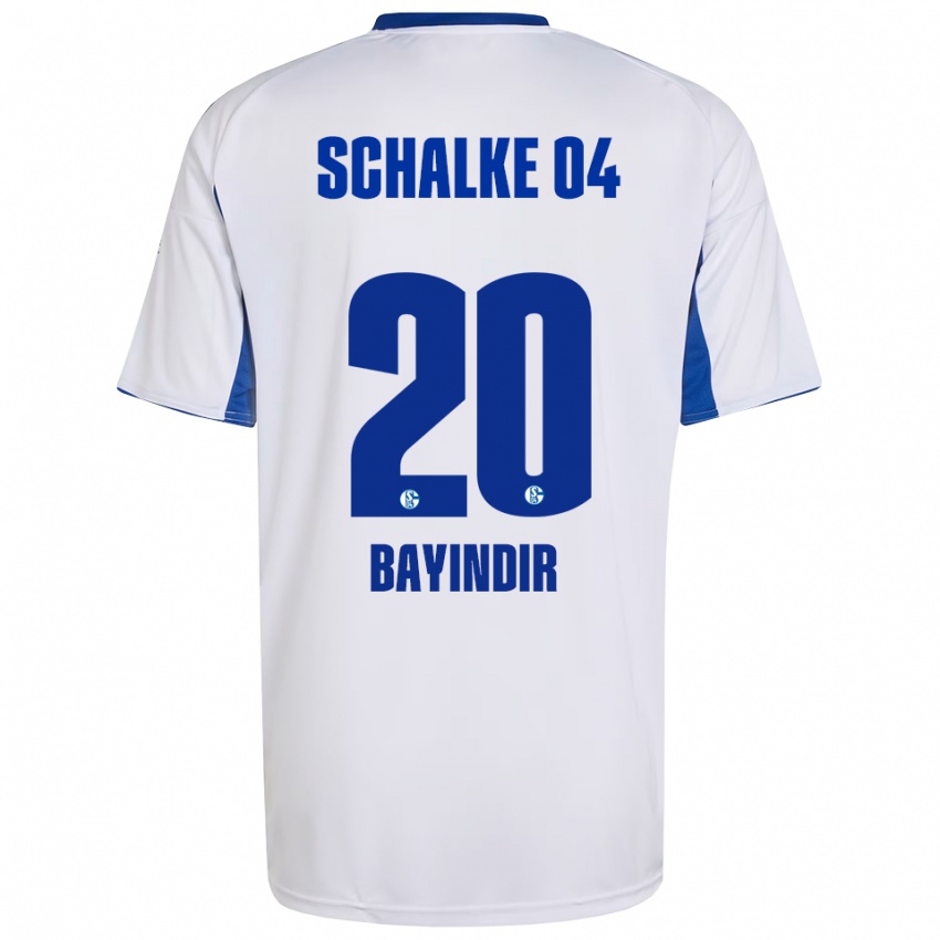 גברים אריס באינדיר #20 לבן כחול הרחק ג'רזי 2025/26 חולצה קצרה