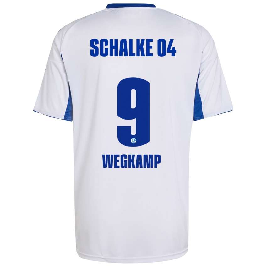 גברים גריט וגקאמפ #9 לבן כחול הרחק ג'רזי 2025/26 חולצה קצרה