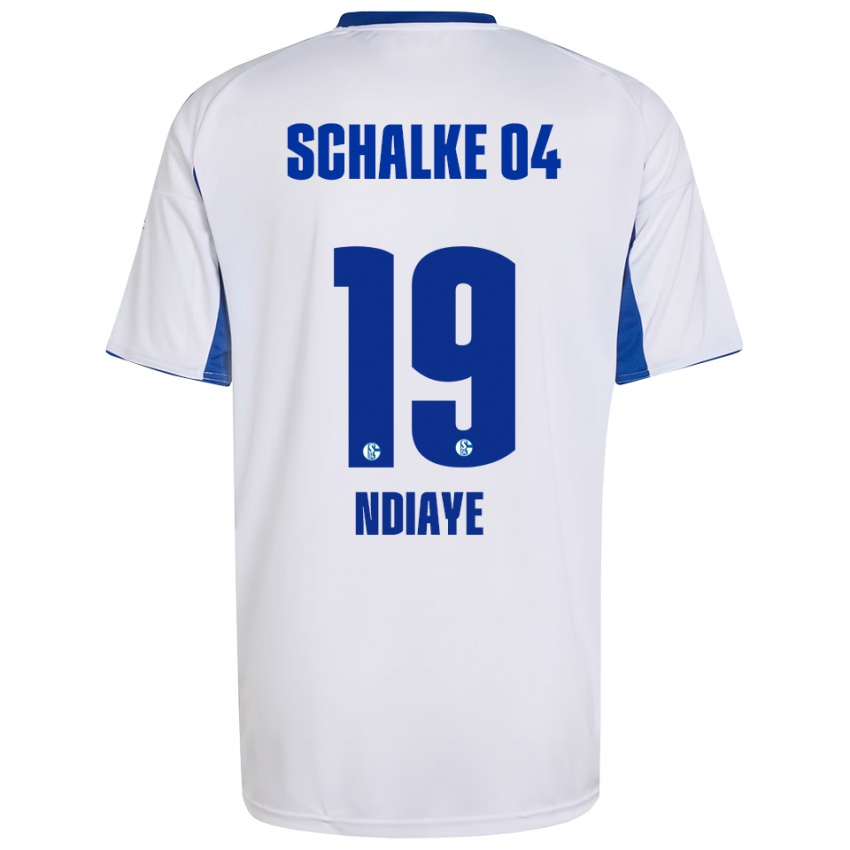 גברים ז׳ן-פול אנדאיה #19 לבן כחול הרחק ג'רזי 2025/26 חולצה קצרה