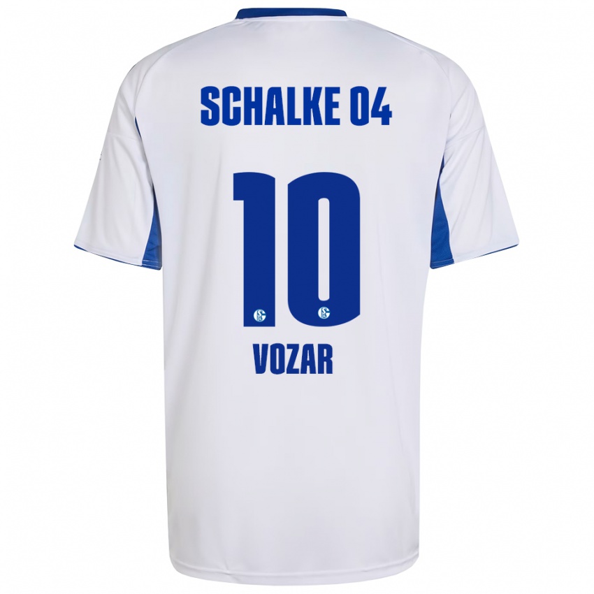 גברים לוקה ווצר #10 לבן כחול הרחק ג'רזי 2025/26 חולצה קצרה