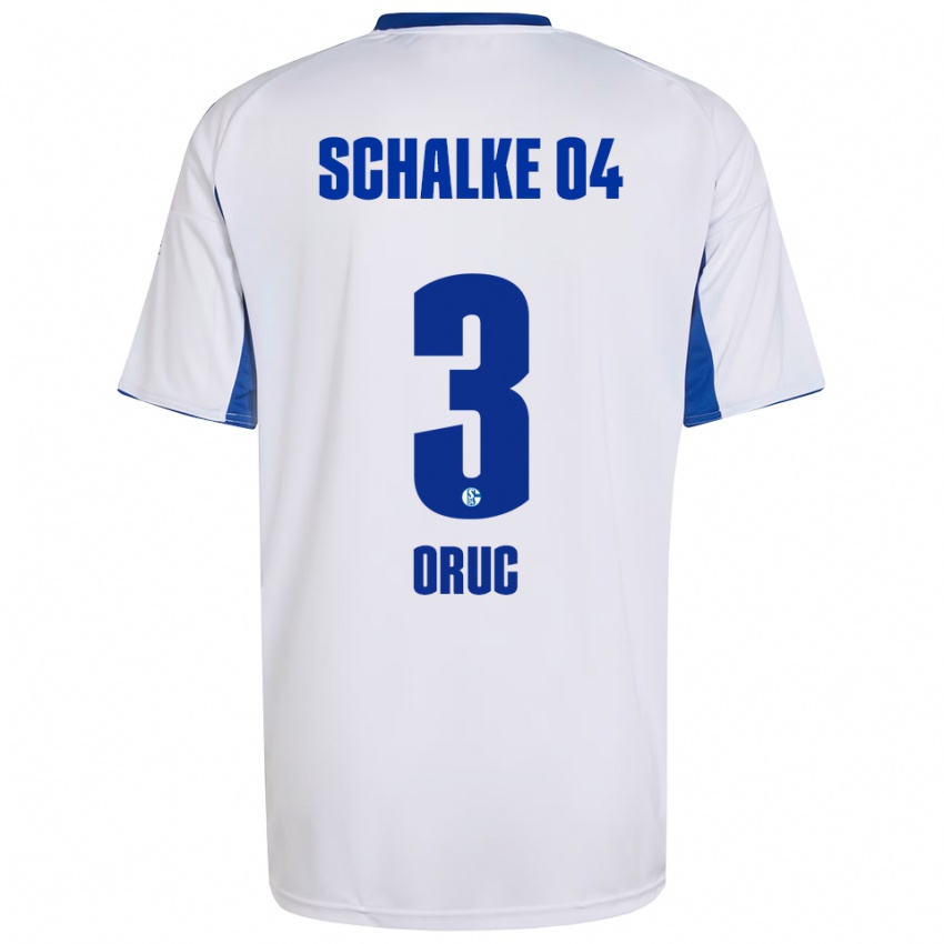גברים Arda Oruc #3 לבן כחול הרחק ג'רזי 2025/26 חולצה קצרה