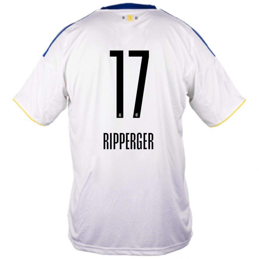 גברים Lena Ripperger #17 לבן כחול צהוב הרחק ג'רזי 2025/26 חולצה קצרה