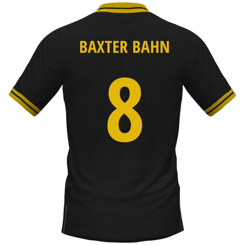 גברים בנטלי באקסטר באהן #8 שחור צהוב הרחק ג'רזי 2025/26 חולצה קצרה