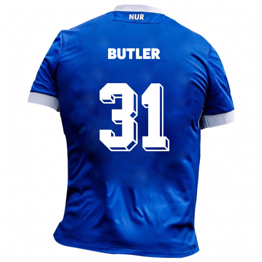 גברים ג׳אסטין באלטר #31 כחול לבן הרחק ג'רזי 2025/26 חולצה קצרה
