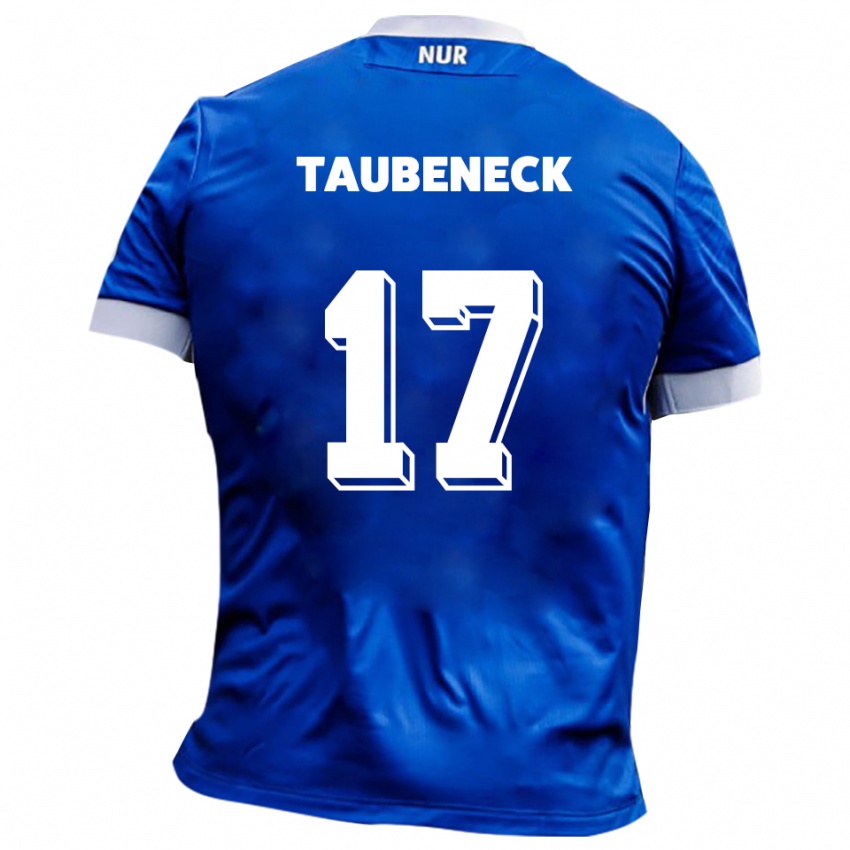גברים ג׳ואי טאובנק #17 כחול לבן הרחק ג'רזי 2025/26 חולצה קצרה