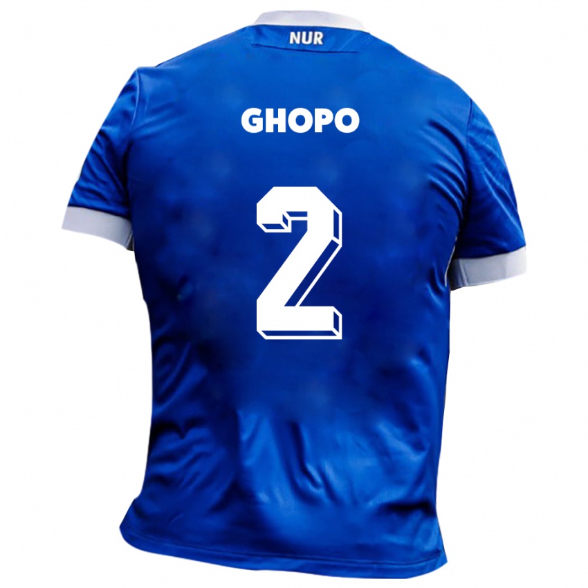 גברים Morel Ghopo #2 כחול לבן הרחק ג'רזי 2025/26 חולצה קצרה