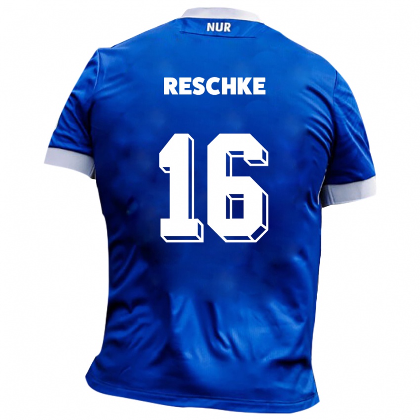 גברים Aaron Reschke #16 כחול לבן הרחק ג'רזי 2025/26 חולצה קצרה