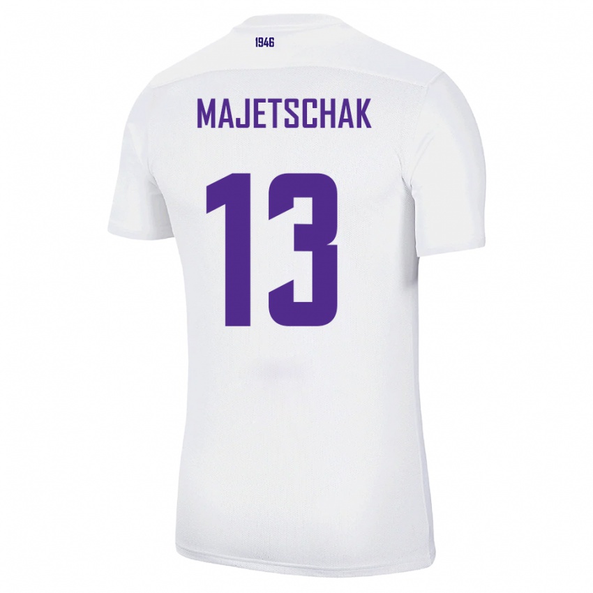 גברים אריק מאייטשאק #13 לבן ירוק הרחק ג'רזי 2025/26 חולצה קצרה