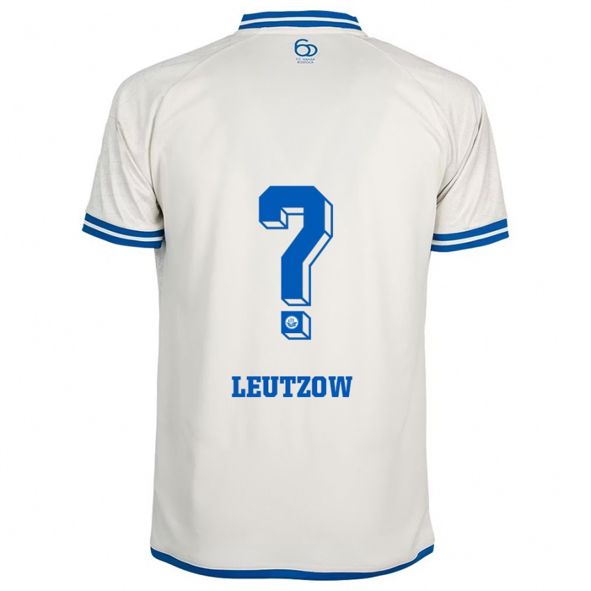 גברים Michel Leutzow #0 לבן כחול הרחק ג'רזי 2025/26 חולצה קצרה