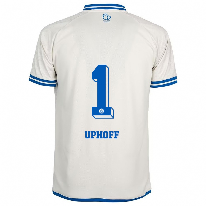 גברים בנימין אופוף #1 לבן כחול הרחק ג'רזי 2025/26 חולצה קצרה