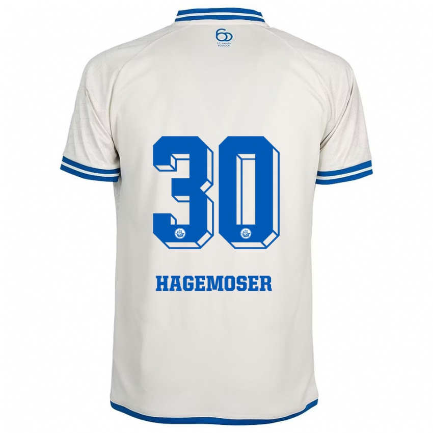 גברים מקס הגמוזר #30 לבן כחול הרחק ג'רזי 2025/26 חולצה קצרה