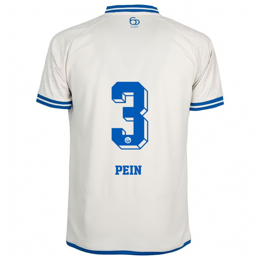 גברים Ria Pein #3 לבן כחול הרחק ג'רזי 2025/26 חולצה קצרה