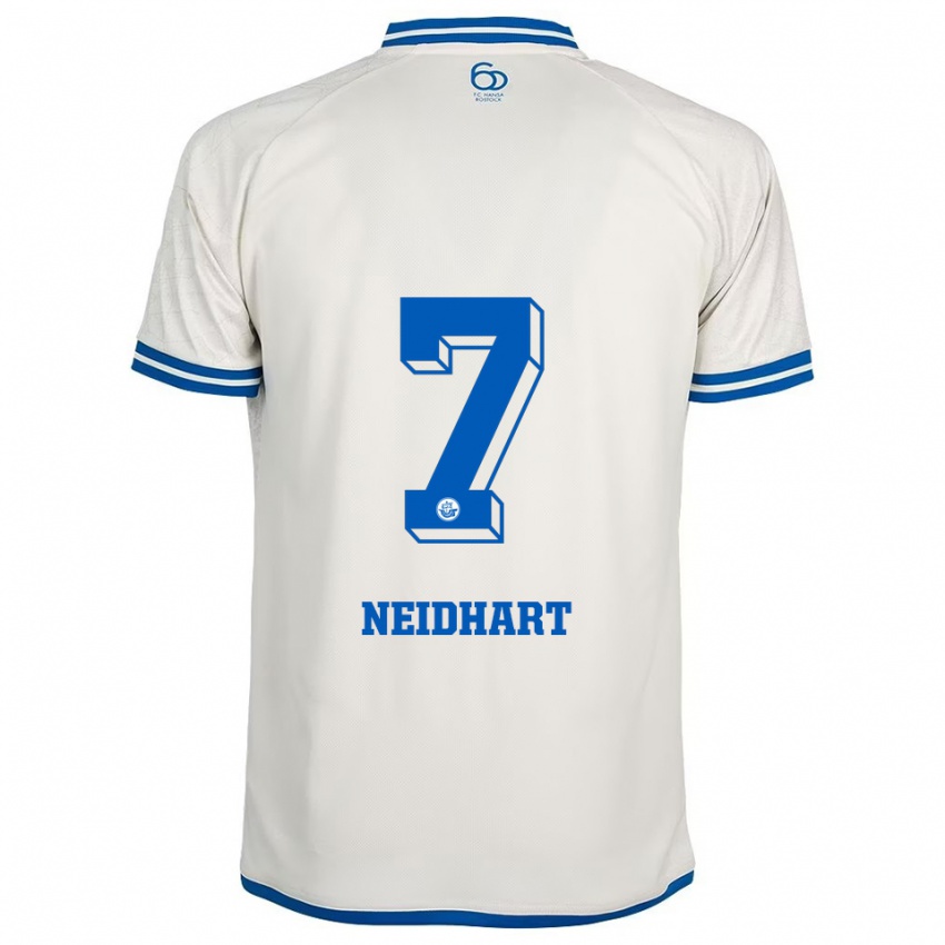 גברים ניקו ניידהרט #7 לבן כחול הרחק ג'רזי 2025/26 חולצה קצרה