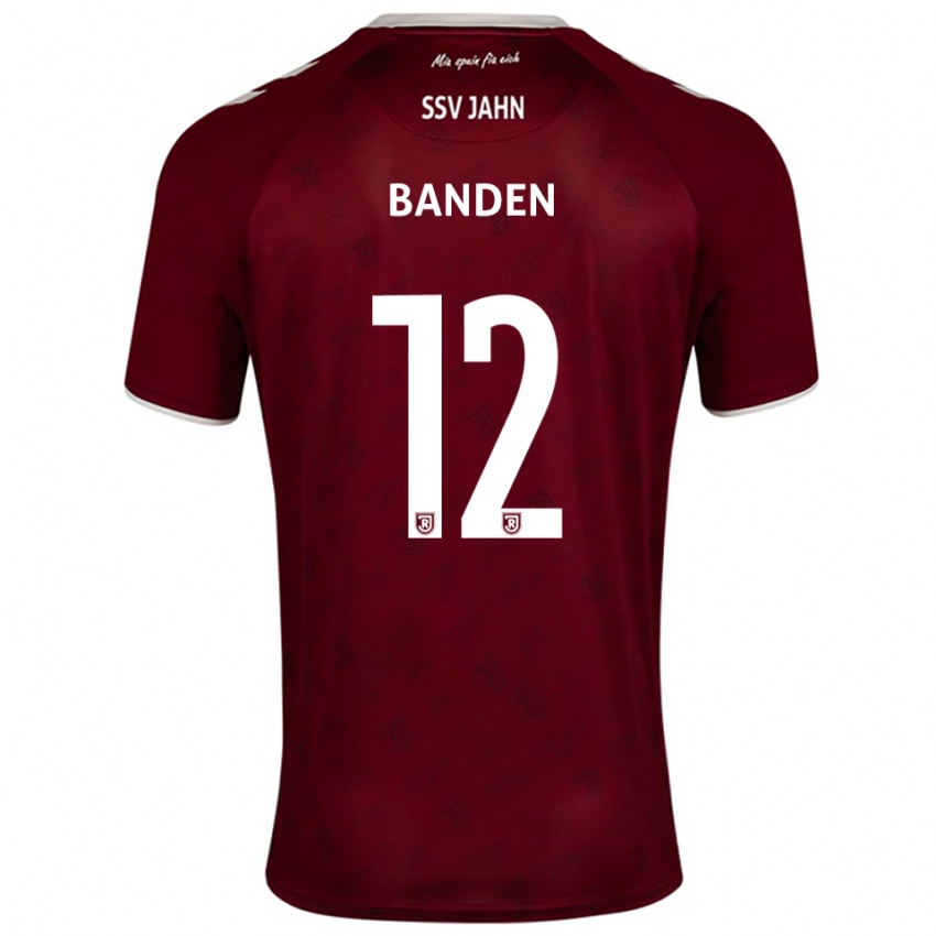 גברים Ante Banden #12 בורדו לבן הרחק ג'רזי 2025/26 חולצה קצרה