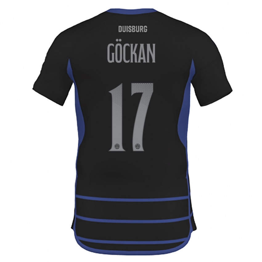 גברים Mert Göckan #17 שחור כחול הרחק ג'רזי 2025/26 חולצה קצרה