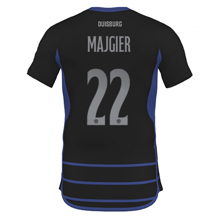 גברים Philipp Majgier #22 שחור כחול הרחק ג'רזי 2025/26 חולצה קצרה