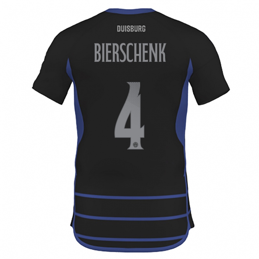 גברים Julian Bierschenk #4 שחור כחול הרחק ג'רזי 2025/26 חולצה קצרה