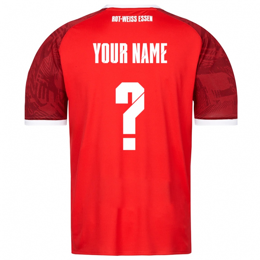 גברים השם שלך #0 אדום בורדו לבן הרחק ג'רזי 2025/26 חולצה קצרה