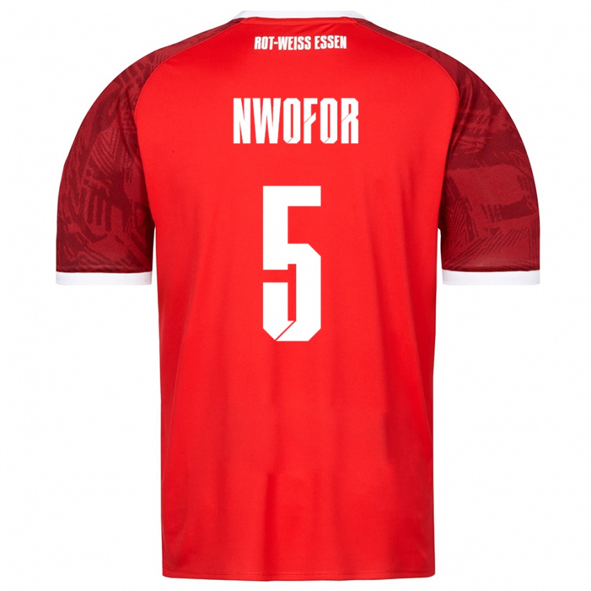 גברים ג'יימי נופור #5 אדום בורדו לבן הרחק ג'רזי 2025/26 חולצה קצרה