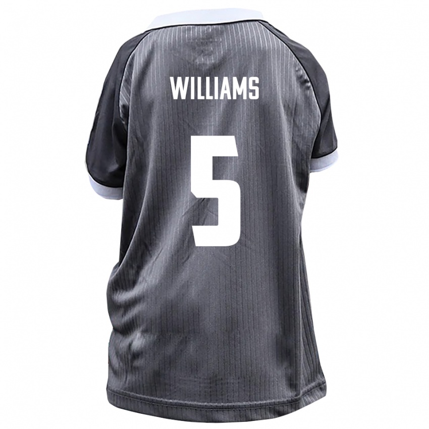 גברים Daniel Williams #5 אפור לבן הרחק ג'רזי 2025/26 חולצה קצרה