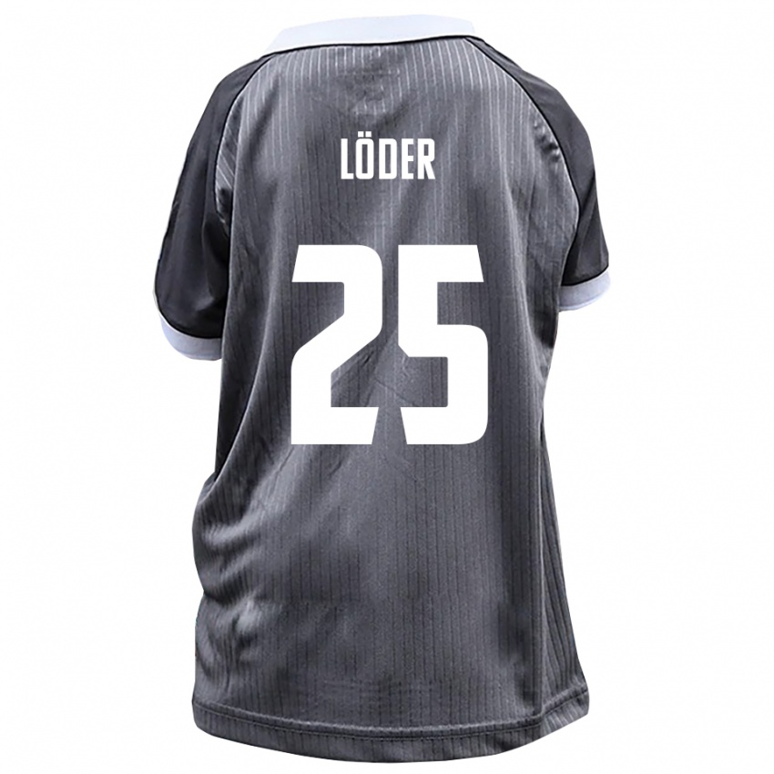 גברים אליאס לודר #25 אפור לבן הרחק ג'רזי 2025/26 חולצה קצרה