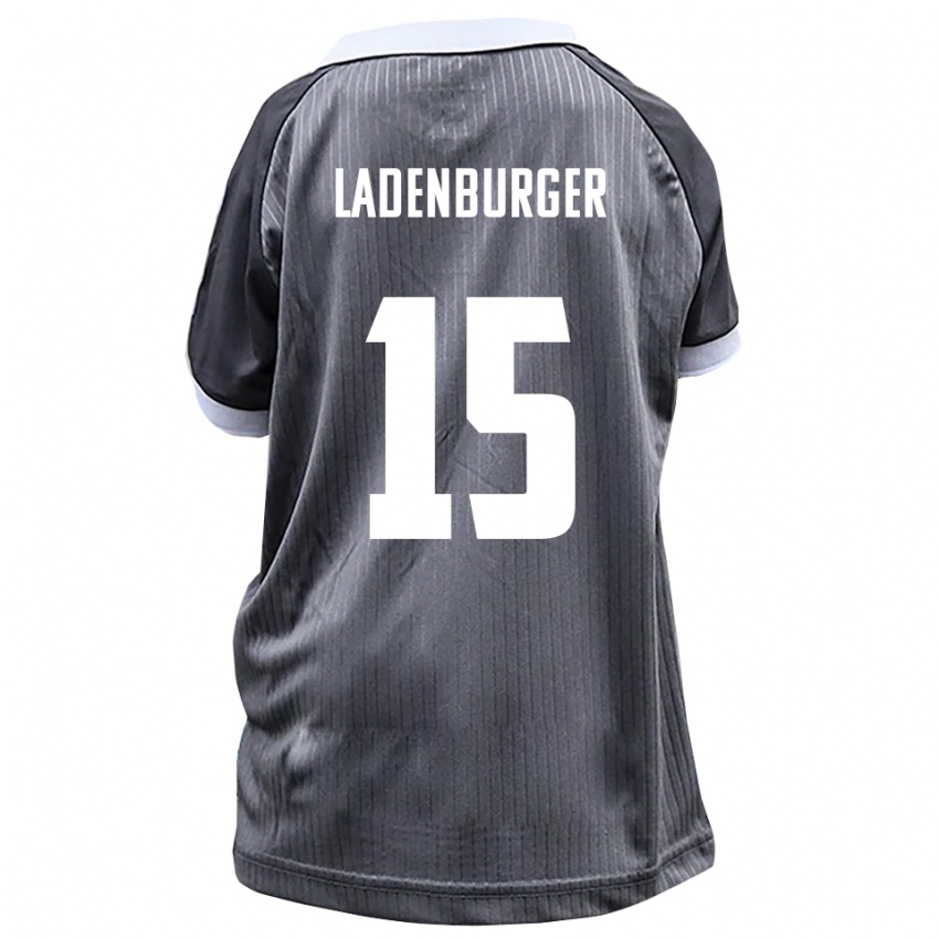 גברים לינוס לדנבורגר #15 אפור לבן הרחק ג'רזי 2025/26 חולצה קצרה