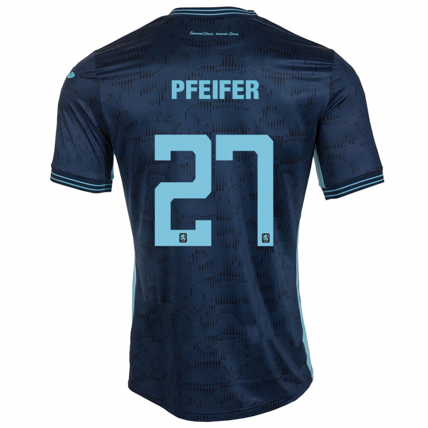 גברים מנואל פפייפר #27 כחול רויאל הרחק ג'רזי 2025/26 חולצה קצרה