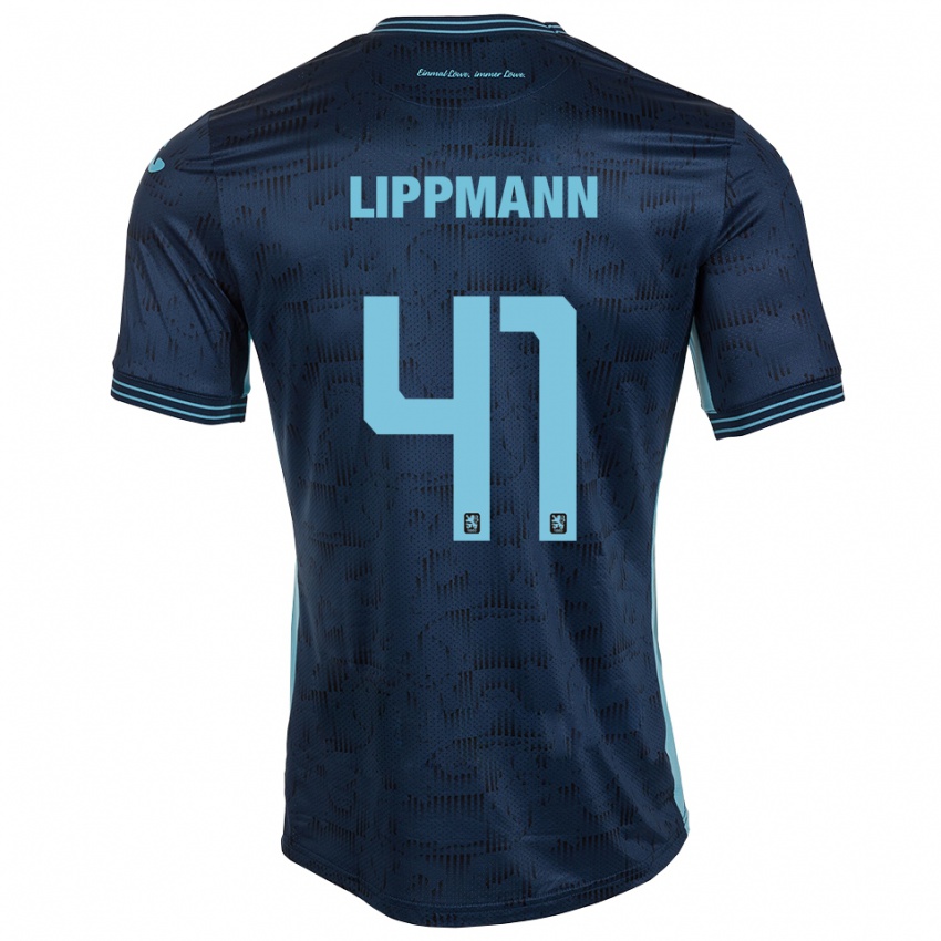גברים קלמנס ליפמן #41 כחול רויאל הרחק ג'רזי 2025/26 חולצה קצרה